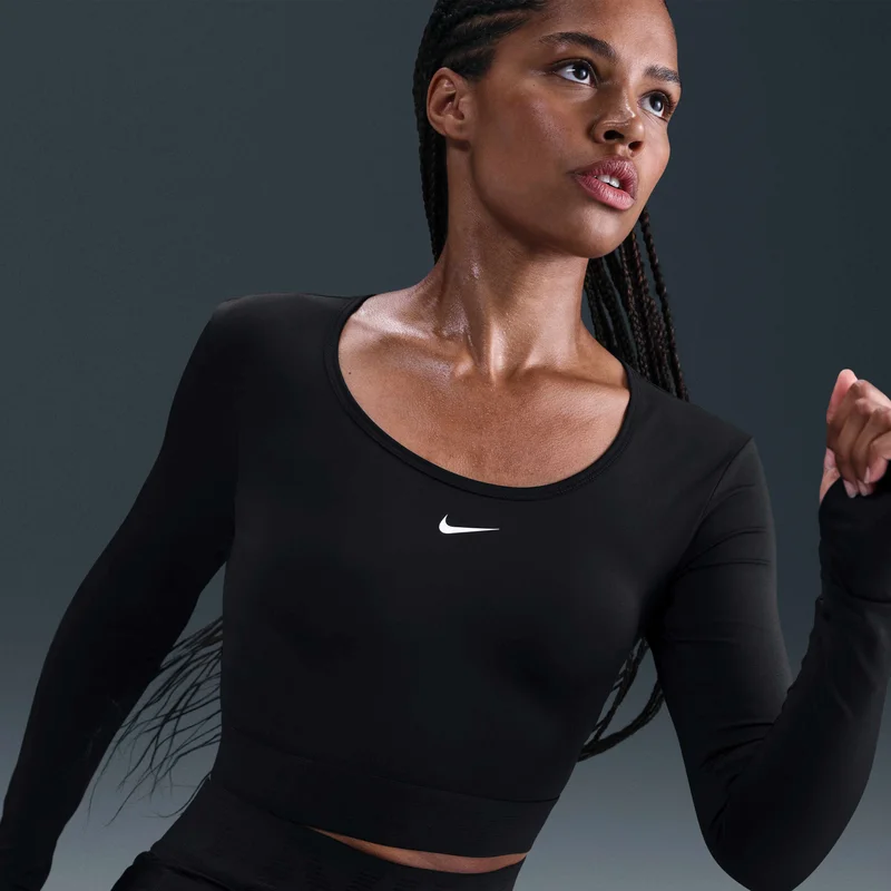 Nike Black Women's Pro Dri-FIT Training Top for Women | Best Price UAE