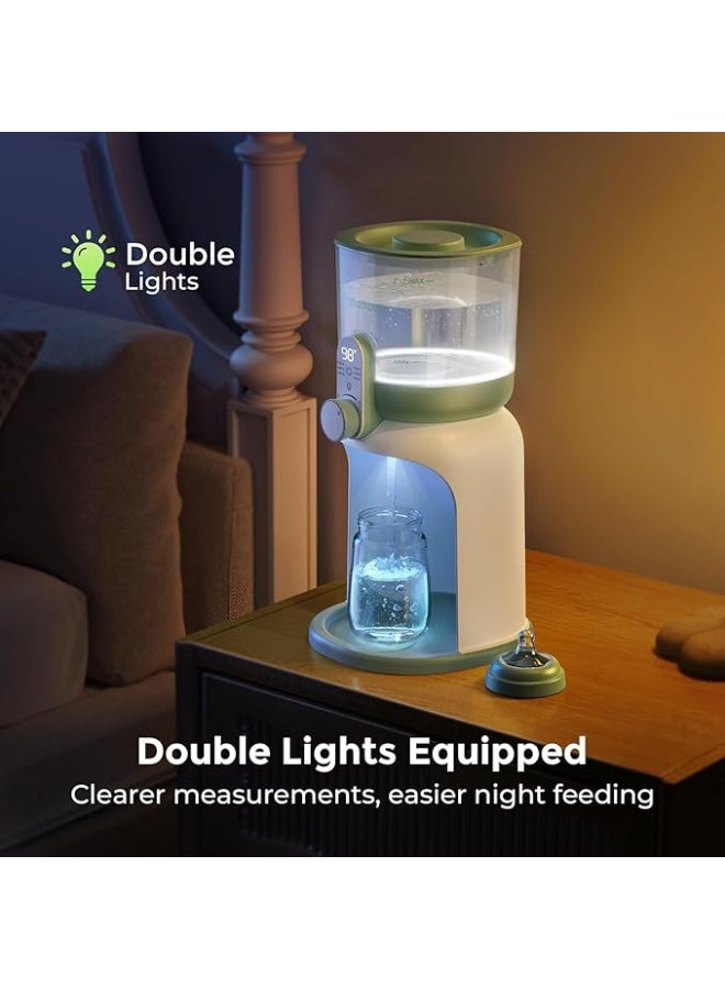Momcozy Dual Lights Water Warmer for Night Feedings, Instant Bottle Warmer for Making Formula, 57 Oz Larger Capicity, Formula Dispenser with 6 Temp Options, Breastfeeding Essentials - Image 2
