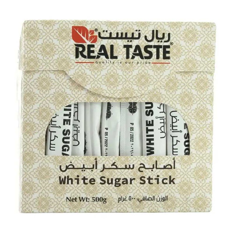 Real Taste White Sugar Sticks, Box of Sugar Sticks- 500gms - Image 1
