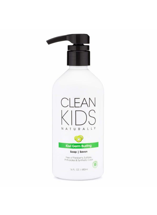 Gabriel Cosmetics Clean Kids Naturally Kiwi Soap, 16 oz (1) - Image 1