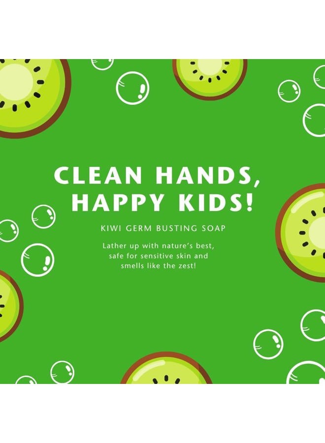 Gabriel Cosmetics Clean Kids Naturally Kiwi Soap, 16 oz (1) - Image 2