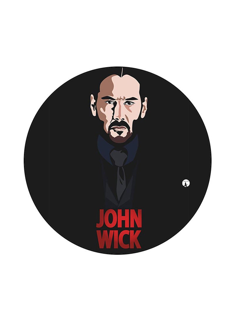 RKN John Wick Print Mouse Pad Multicolour