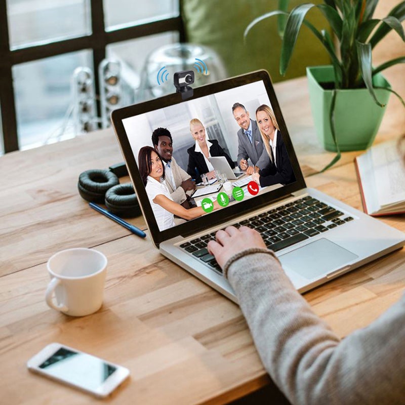 Digital Microphone: White Plug-and-Play USB Connectivity - High-Fidelity 10M Voice Clarity Multi-Function Base for Video Conference Telemedicine PC UC Platforms - Image 1