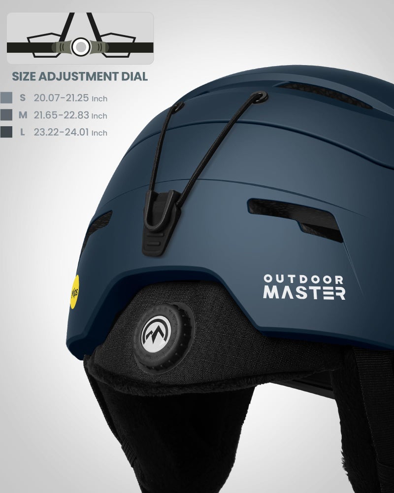OutdoorMaster ELK MIPS Ski Helmet - Snow Sport Helmet Snowboard Helmet for Men Women & Youth - Image 4