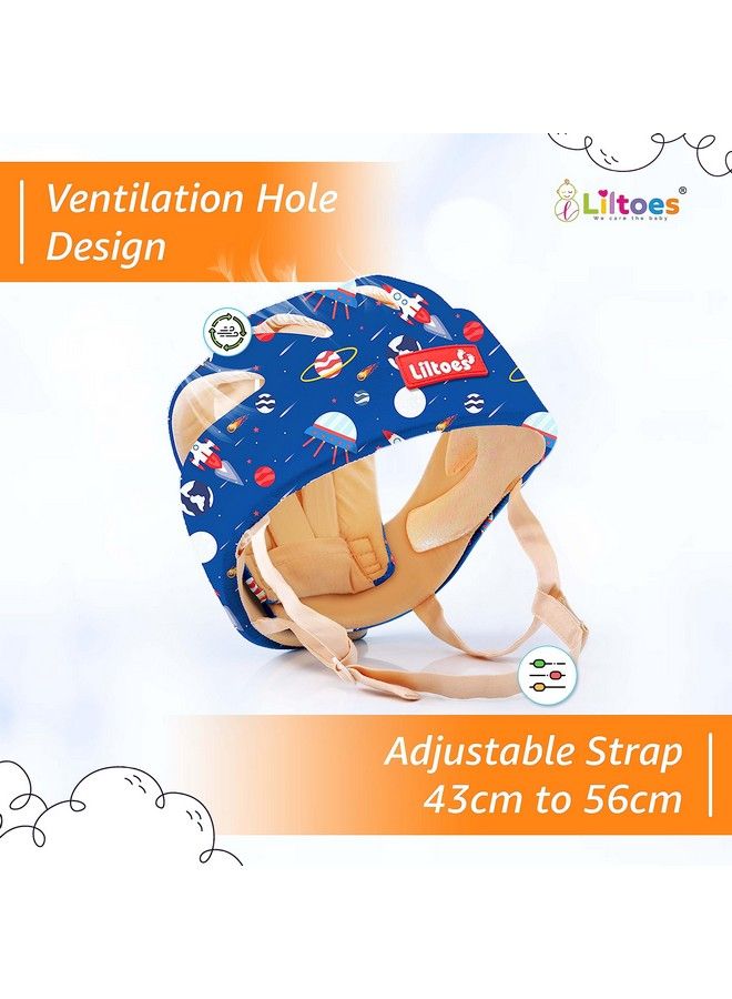 Liltoes Baby Head Protector For Safety Of Kids 6M To 3 Yearsbaby Safety Helmet With Proper Air Ventilation & Corner Guard Protection (Spaceship) - Image 3