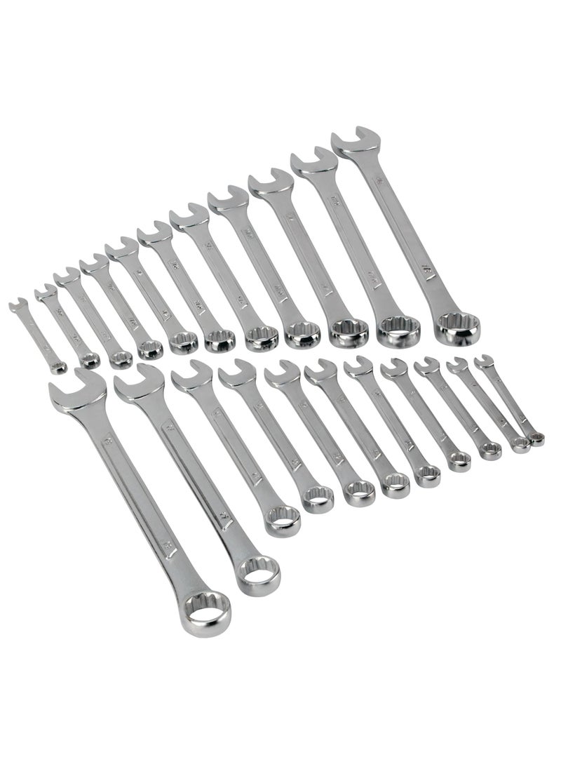Performance Tool Performance Tool W1084 22pc Combination Wrenches Set (Metric and Standard Sizes) With Organizer Rack  - Image 1