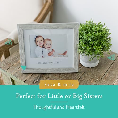 Kate & Milo Rustic Me & My Sister Frame, Sibling Keepsake, Ideal Little or Big Sister Gift, Gender Neutral Nursery Decor - Image 3