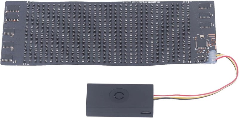 Programmable LED Sign Flexible RGB Scrolling Screen 170x70mm with Bluetooth APP Control - Portable Battery Powered Display, Custom DIY Animation & Text for Advertising & Part - Image 2