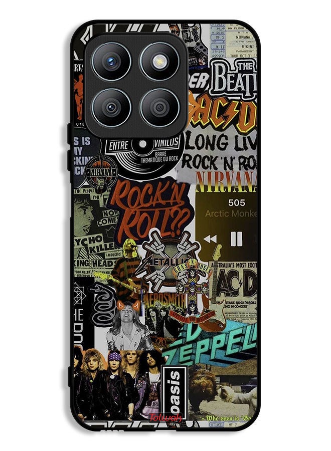 Tolwak Honor X8b Protective Case Cover Long Live Rock N Roll - Image 1