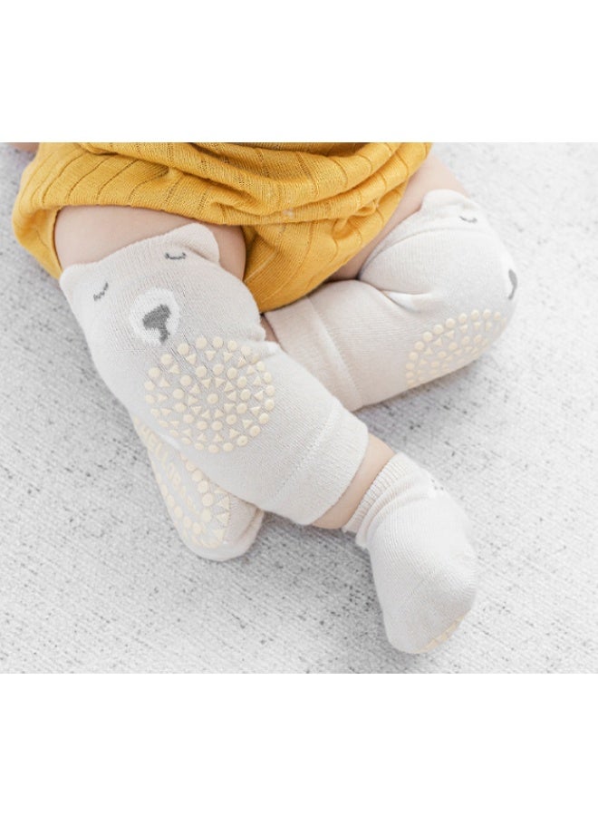 Hirospace 3 PCS Unisex Baby Crawling Set, Anti-Slip Knee Pads & Socks for Toddlers 1-12 Months, Knee and Ankle Protection (Size S) - Image 4