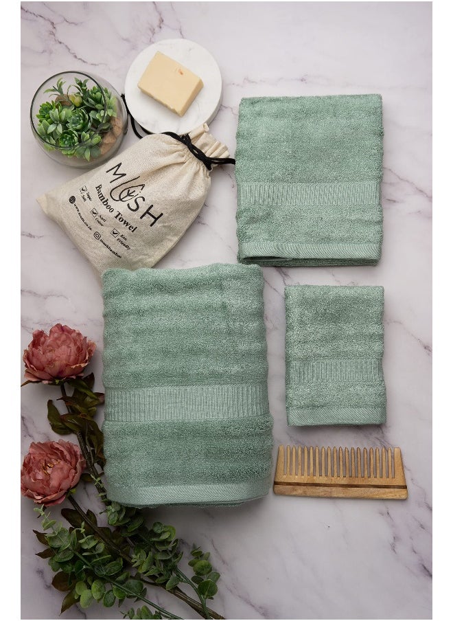 1 Mush 550 GSM Bath Towel 1 - Olive Green | 100 Bamboo |Ultra Soft, Absorb|1 Mush Bamboo Towel Ultra Soft, Absorbent 550 GSM Hand  Face towel Set (Ol - pzsku/Z469BC93DCA58EDA03D9DZ/45/_/1728988614/34fdf9f4-dad5-4fc8-8556-1d1cb9a2a00e