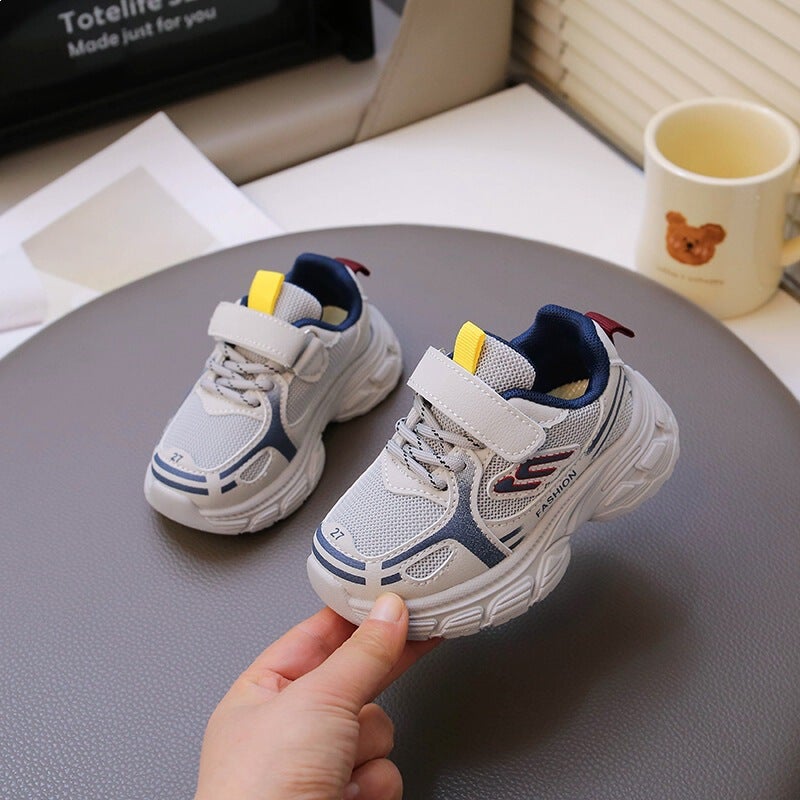 Mesh Sneakers Lightweight Flexible Sole Walking Shoes For Kids Indoor And Outdoor Activities - Image 3