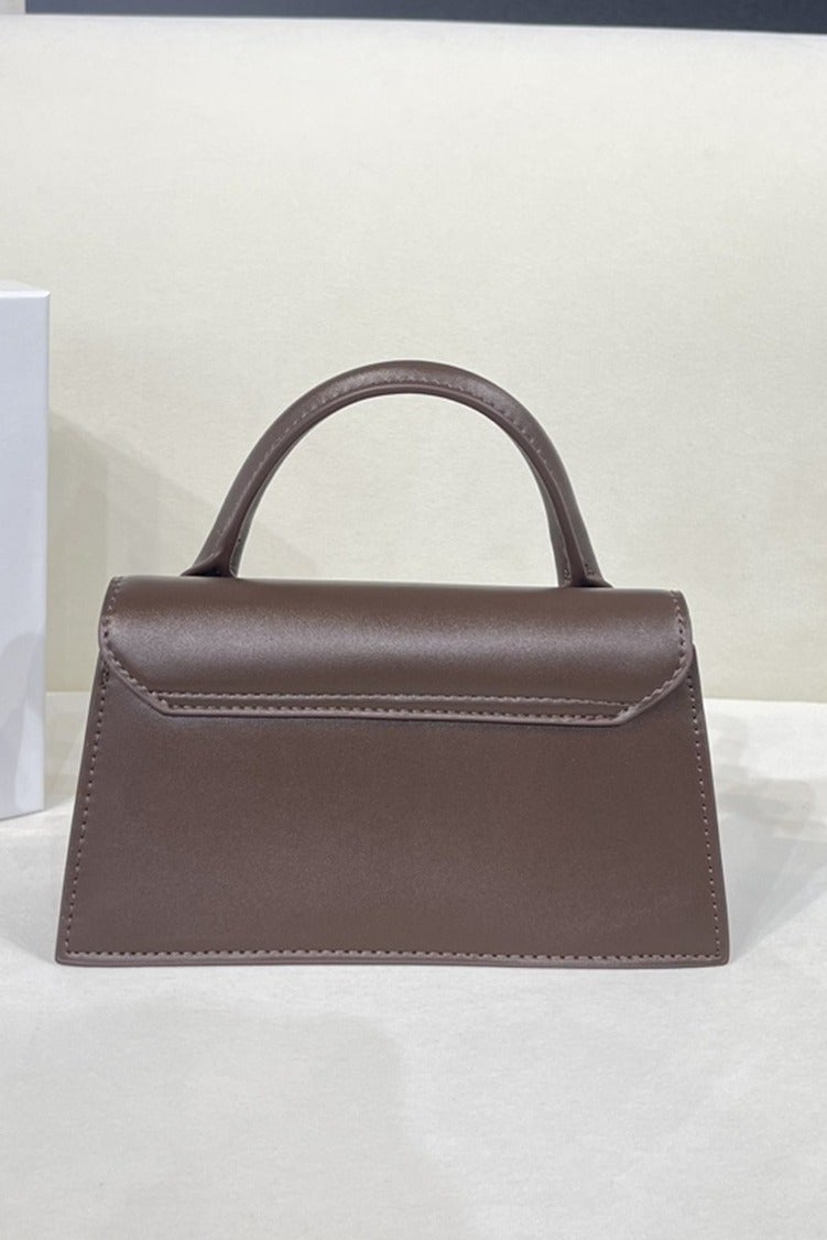 JACQUEMUS Le Chiquito Long Handbag Tote Bag Leather Flap Long With Crossbody Strap - Image 2