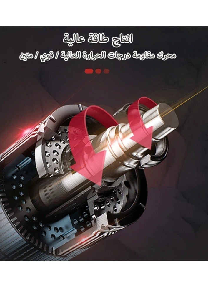 جيرزون مقصات صوف احترافية، مصممة لتصفيف الأغنام، ماكينة تشذيب كهربائية للحيوانات الأليفة بقدرة 1000 واط، ماكينة قص شعر الحيوانات الاحترافية مع سرعة قابلة للتعديل (أحمر) - Image 5