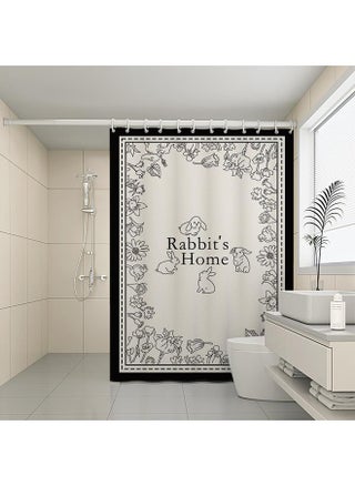 160 G/m?] Dream-seeking Flowering K-shower Curtain [waterproof And Mildew-proof Hem Aggravation]]