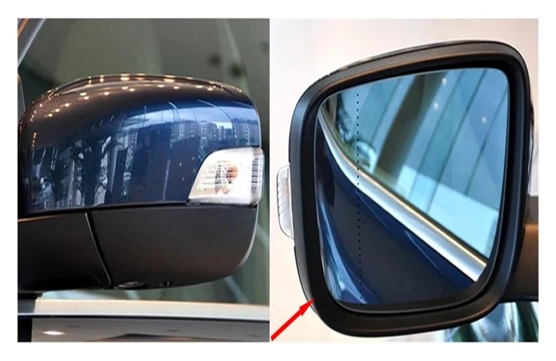 Right Side Outer Rear View Mirror Cover Compatible With Volvo XC60 2009 2010 2013 - Image 5