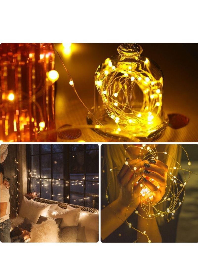 NIBEMINENT 12 LED Battery Powered String Lights - Image 4