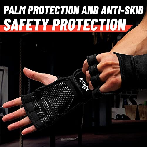 Xfinity Fitness Workout Gloves with Wrist Support for Gym Workouts. - Image 5