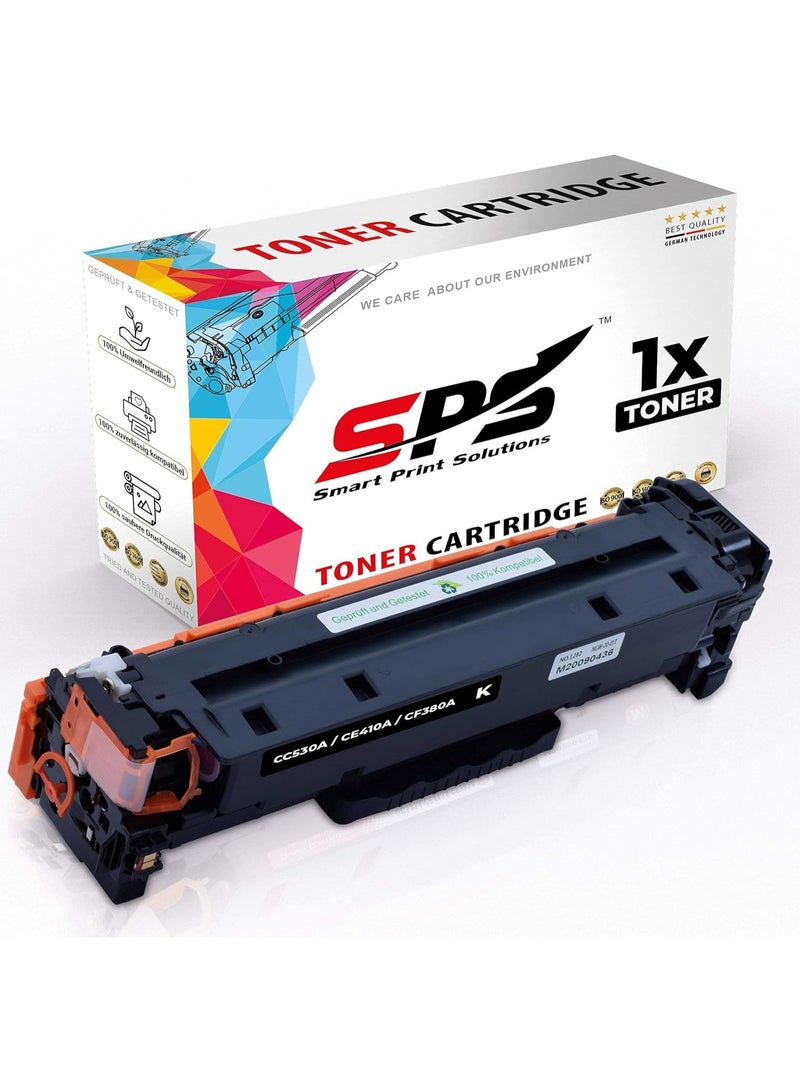 Smart Print Solutions SPS Compatible Toner Cartridges for HP - CE410A 305A | 1x Black | Yield upto 2,200 Pages - Image 1