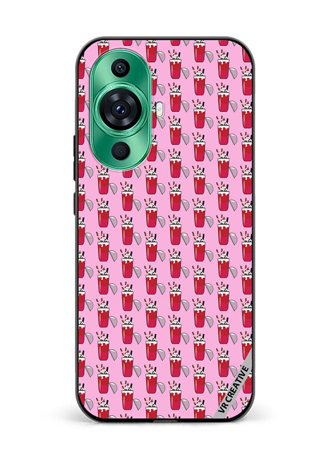 VR CREATIVE Protective Case Cover For Huawei nova 11 Ice Cream Glass Drink Design Multicolour - Image 1