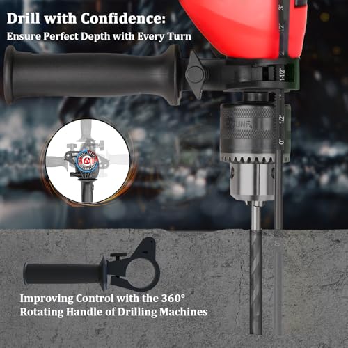 IBELL TOOLS iBELL Impact Drill ID13-23, 750W, Copper Armature, Chuck 13mm manual, 0-2300 RPM, 2 mode selector, Forward/Reverse with variable speed - Image 3