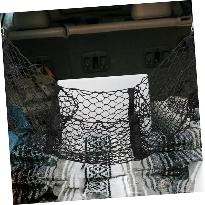 Cabilock Car Storage Net Mesh Cargo Bag for Truck Bed Trunk Organizer Car Accessory - Image 3