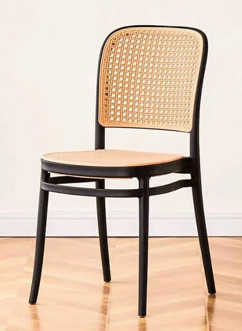 Generic Set Of 4 Pieces Luxury Dining Chairs Fiber Rattan Design Dining Chairs For Living Room  - Image 3