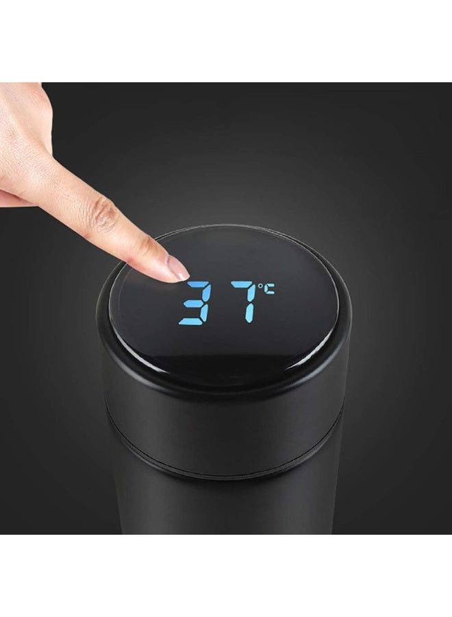 دينكس كوب ذكي مزود بفلتر LED - سعة 500 مل، شاشة عرض درجة الحرارة تعمل باللمس، يحافظ على الحرارة/البرودة لمدة 24 ساعة، فلتر للشاي، عزل رباعي الطبقات، DX1703 - Image 2