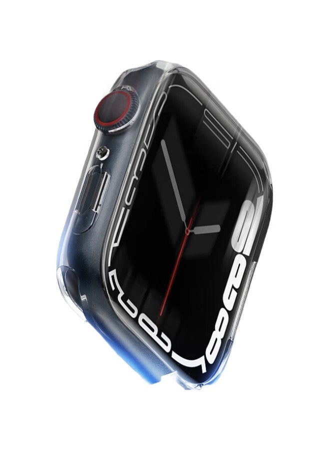 Wei Qiantu Weiqiantu Compatible With Apple Watch Protective Case, Suitable For Apple Iwatch S9/8 Protective Cover, 7/Se2/6/Ultra2 Hollow Soft Shell Shockproof [8/9 Generation-45Mm] | Transparent Color - Image 1