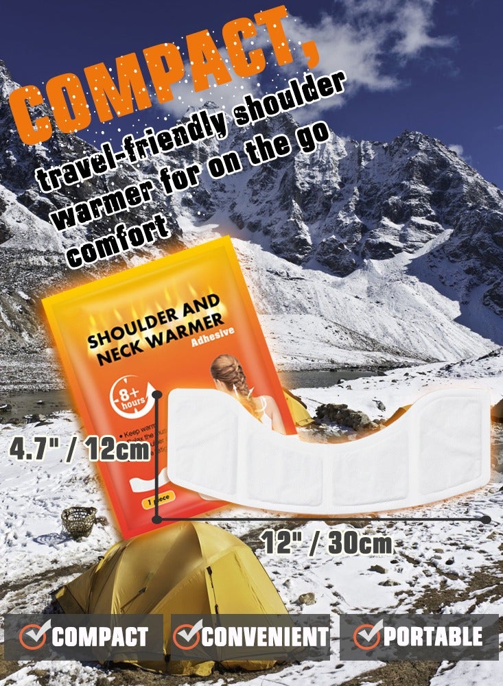 SänHahn Shoulder and Neck Warmer Patch – Disposable Hot Therapy Packs for Neck & Shoulder – Up to 8 Hours of Heat Long Lasting & Discomfort Relief for Winter Outdoor Work, Sports Activities – 5 Piece - Image 2
