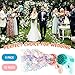 ShinyRelief 4 Pack Wedding Bubble Guns 32 Holes with Light Bottles Solution Romantic Bubble Maker for Outdoor Ceremony Wedding Party Favors Photo Props Reception Entertainment Green and Pink - Image 4