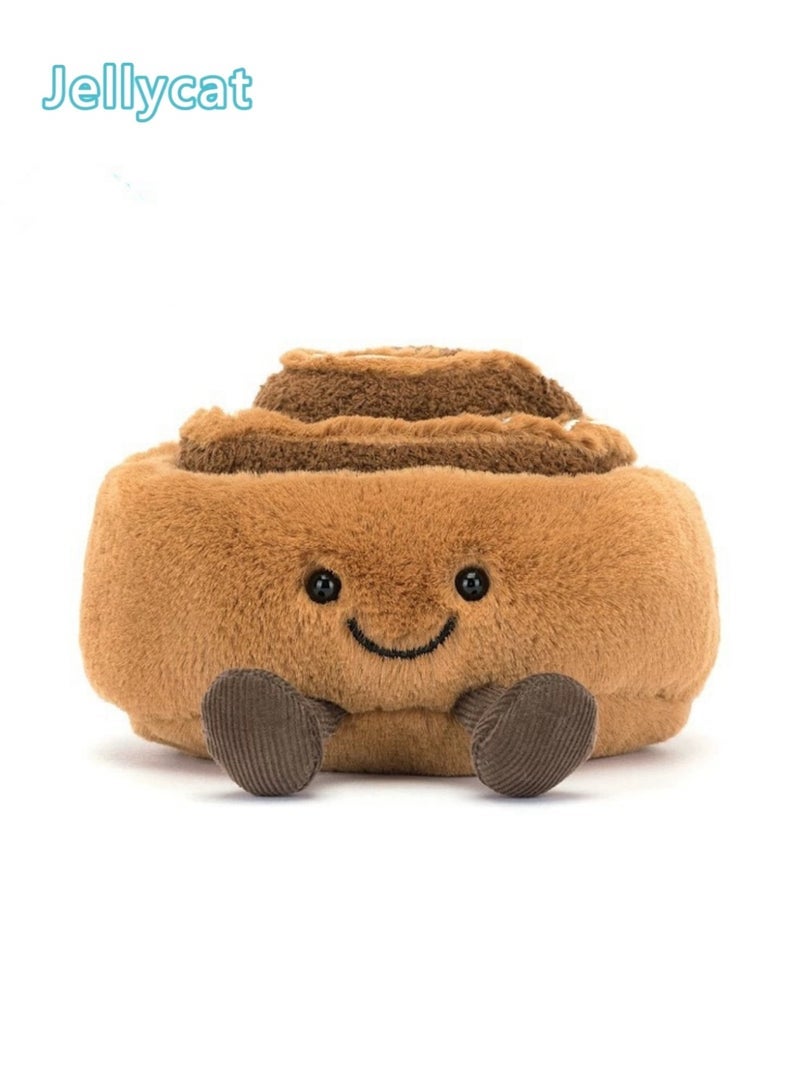 Jellycat Food Family Series—10cm Cinnamon Rolls Plush Toy,A classic Gift Worth Collecting (Includes 3D Dust Bag) - Image 2