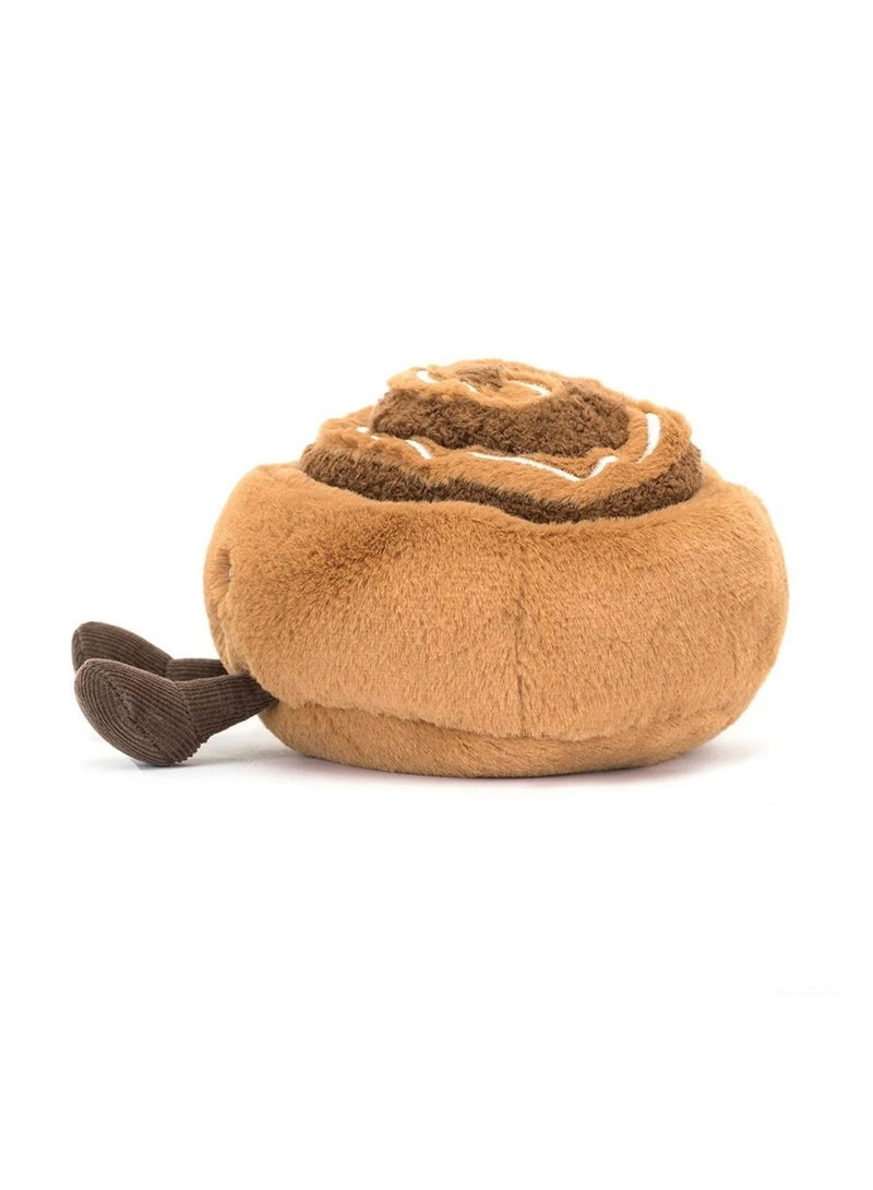 Jellycat Food Family Series—10cm Cinnamon Rolls Plush Toy,A classic Gift Worth Collecting (Includes 3D Dust Bag) - Image 3