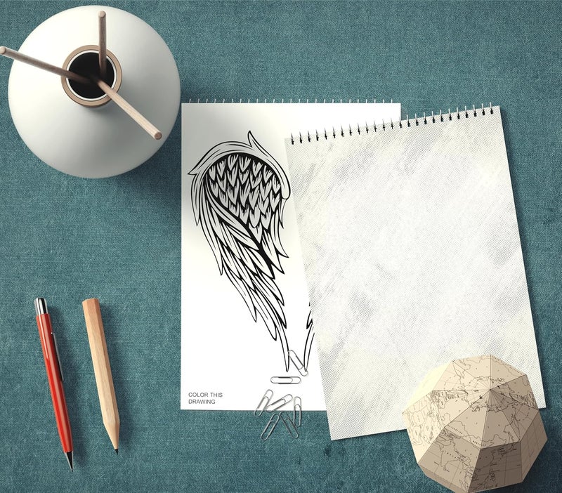 EXCLUSIVE DRAWING SKETCH - black abstract