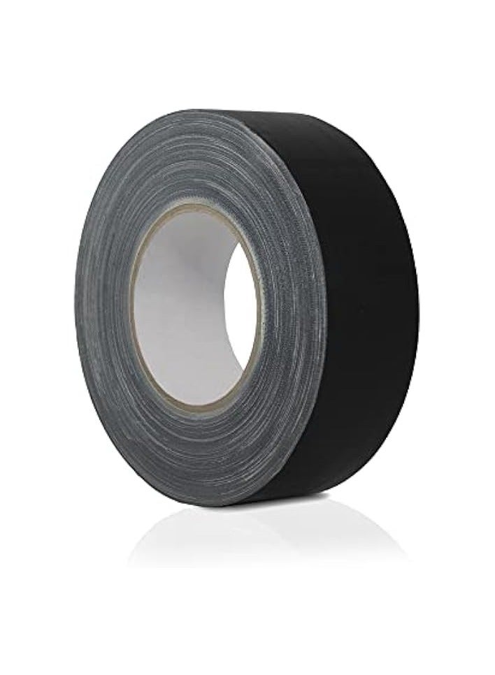 erorex Tape, Matt-finished, Waterproof, Non-Reflective, Tears Easily, Leaves No Residue, Professional Grade for Production & Events - Made in South Korea (48mm x 50m, Matt Black, Pack of 1)  - Image 1