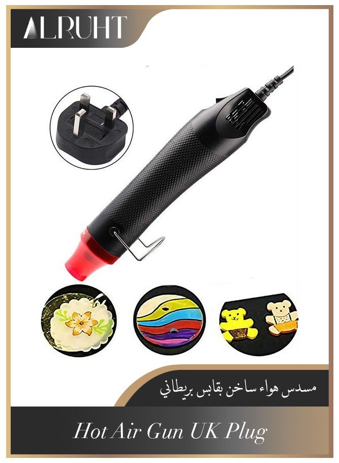 Alruht 300W Mini Heat Gun, Digital Hot Air Gun, Portable Handheld Heat Gun for DIY Crafts Embossing, Hot Air Gun Multi-Function Electrical Heat Tool for Electronic Repair, Shrink Wrapping - Image 1