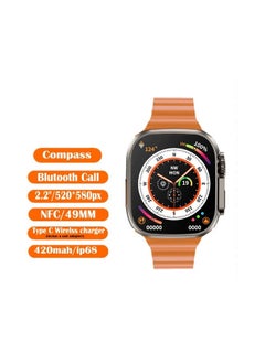 smart watch ultra bk 8 Multi Functional Wireless Charging New Features Super Fast Latest Smart Watch With 3 bands