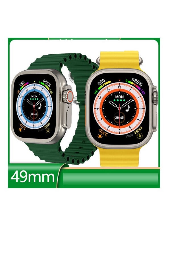 borrego - smart watch ultra bk 8 Multi Functional Wireless Charging New Features Super Fast Latest Smart Watch With 3 bands - Image 1