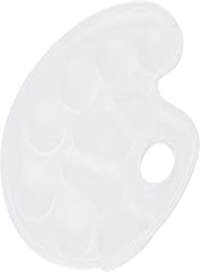 Plastic Palette 10 Colors BMJ-F0026