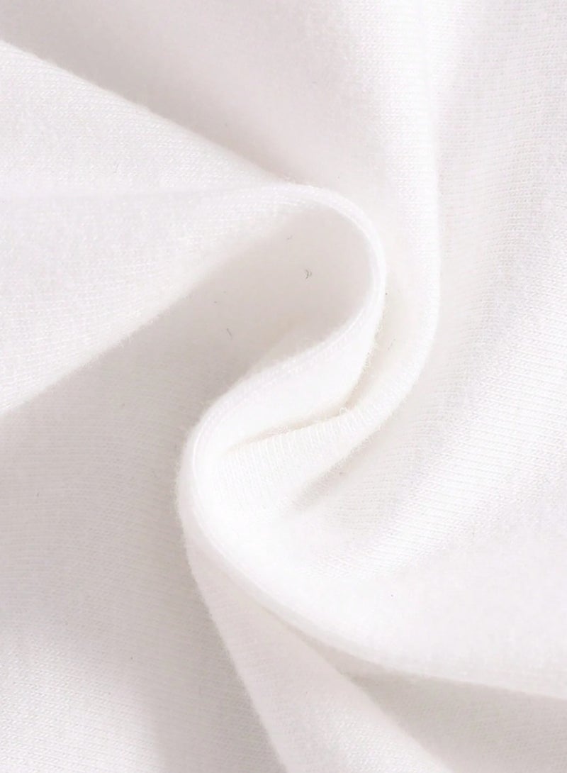 Shein Toddler Girls' Leaf Print Shorts and Bird Print T-Shirt Set- Casual or Daily Wear. - Image 4