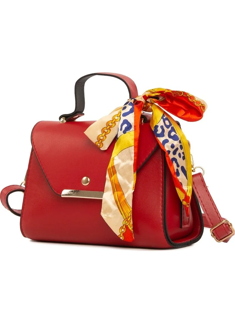 Bagmori Red Covered Shawl Hanger Bag