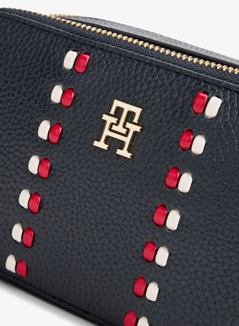 Tommy Hilfiger BLUE Signature Tape Camera Bag for Women | Best Price UAE