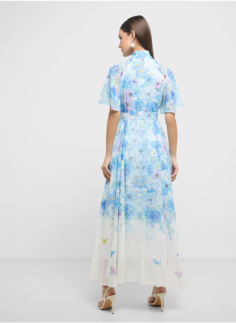 ايلا Floral Print Dress
