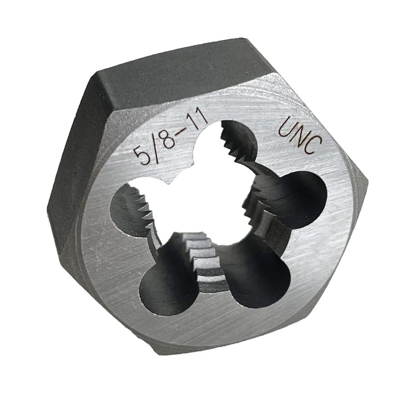 Kaimex 5/8"-11 Hex Die Rethreading Die Thread Die Carton Steel Right Hand - Image 3