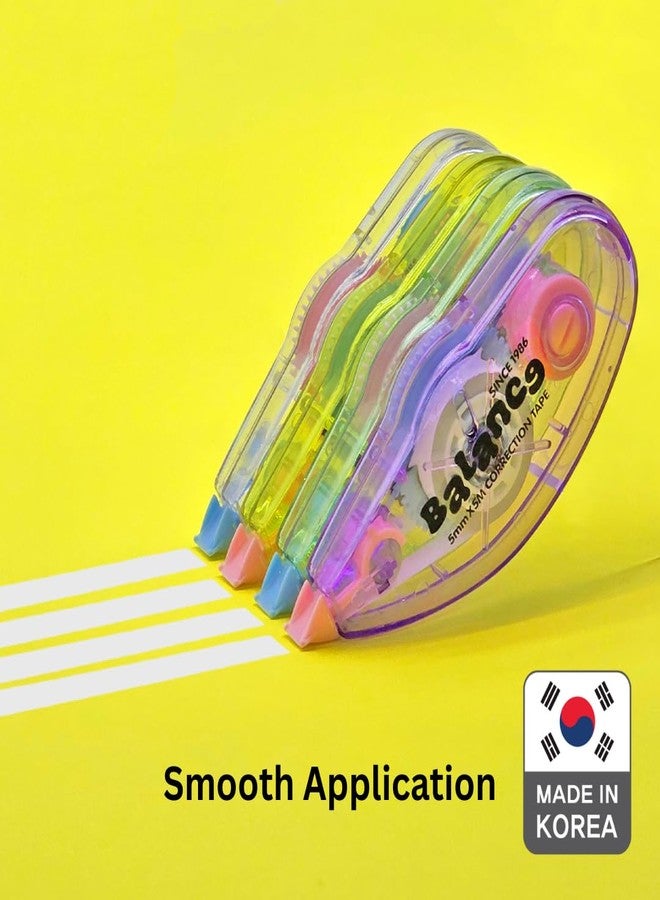 TAPE RUNNER Correction Tape - Instant Dry Correction Tape for Smooth, Precise Corrections | Korea’s #1 Manufacturer | Office & School Supplies | 5mm x 5m (0.19 in x 5.47 yds) | 10 Pack - Image 3