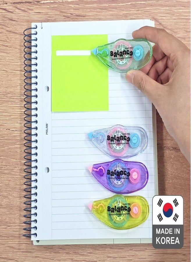 TAPE RUNNER Correction Tape - Instant Dry Correction Tape for Smooth, Precise Corrections | Korea’s #1 Manufacturer | Office & School Supplies | 5mm x 5m (0.19 in x 5.47 yds) | 10 Pack - Image 5
