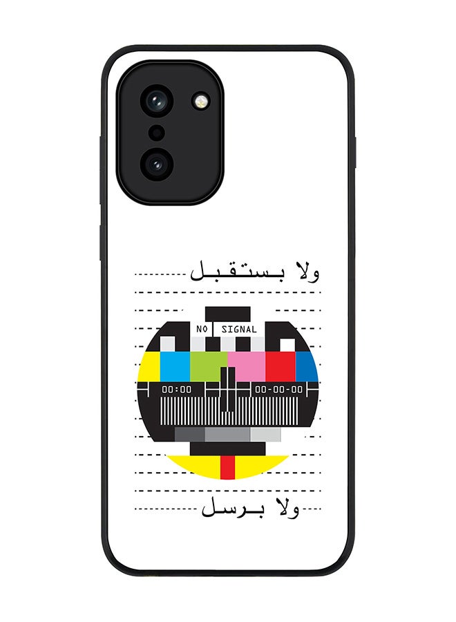 For OnePlus 15R Case,Slim fit Camera Protection, Shockproof Thin Phone cover  - No Signal Arabic