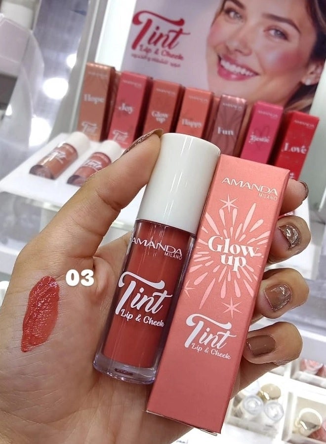 Amanda tint lip& cheek no.03 glow up 4.5ml - Image 3