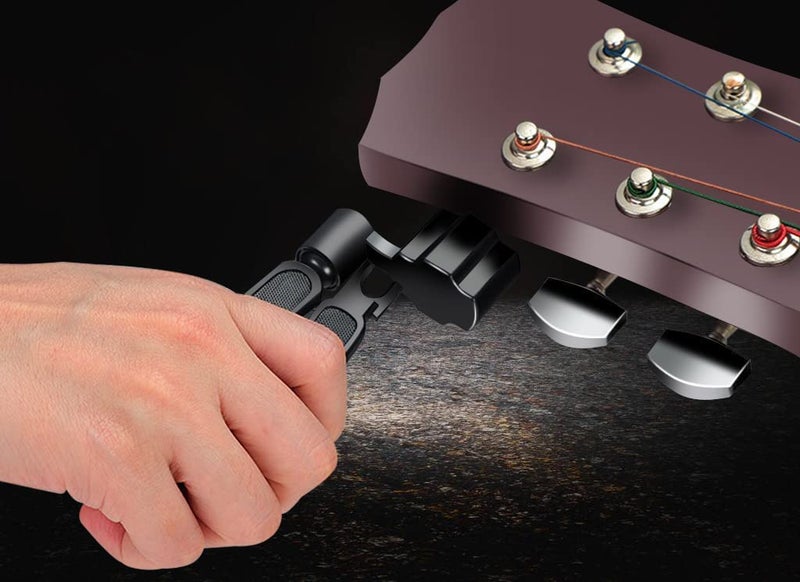 TechBlaze 3-in-1 Guitar String Winder, Cutter & Bridge Pin Puller Tool – String Changing & Repair Tool for Acoustic, Electric & Classical guitars – Guitar Maintenance & Adjustment Guitar accessories - Image 3