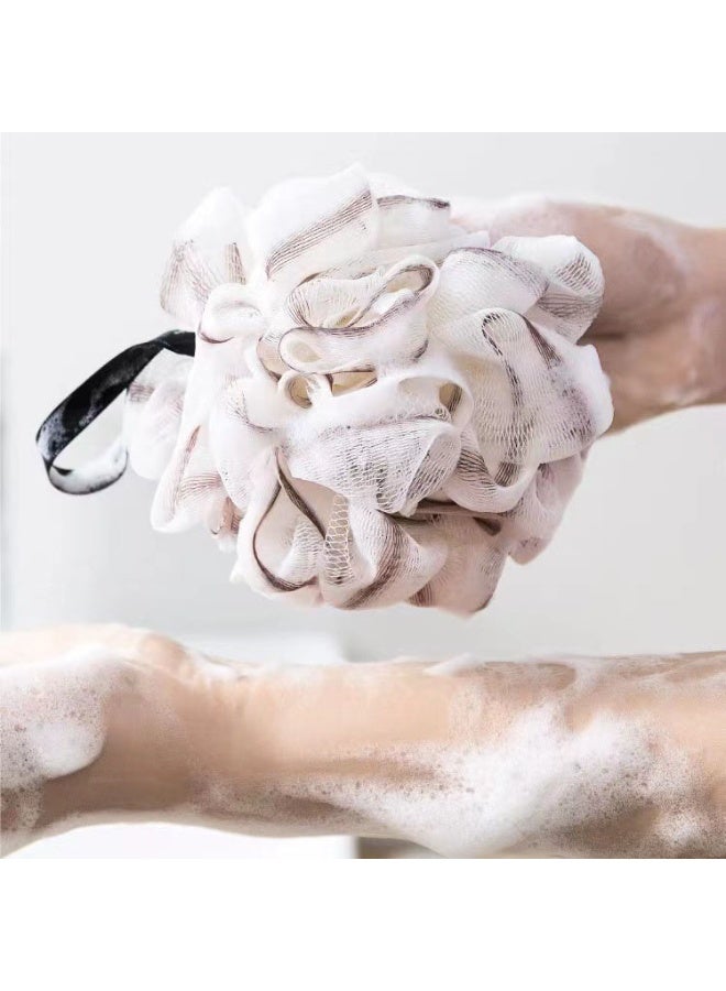 3 PCS حمام Loofah اسفنجة ناعمة دش Loofahs الكرات لغسيل الجسم الرجال النساء اكسسوارات الحمام - Image 3